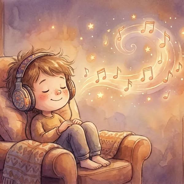 Child listening to a story